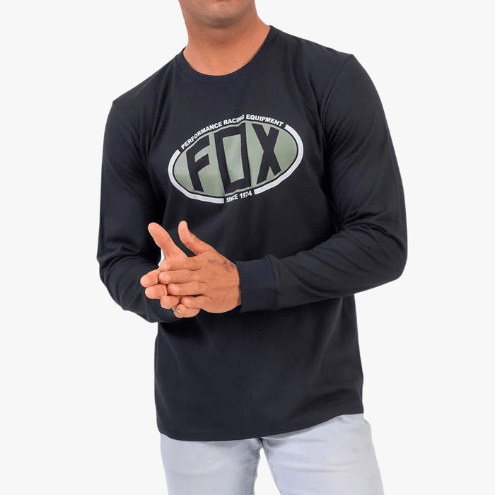 Fox Mens Performance Long Sleeve Tee Black | Fox