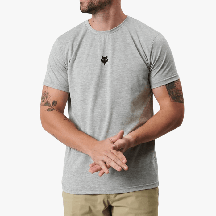 Fox Mens Race Spec Short Sleeve Tee Heather Dirt Grey | Fox