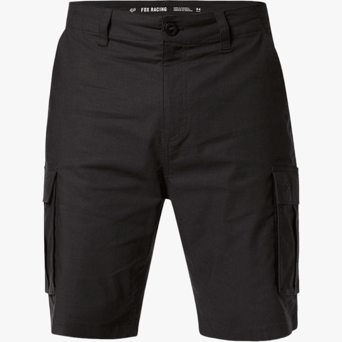 Fox Mens Slambozo 2.0 Cotton Canvas Walkshorts Black Fox