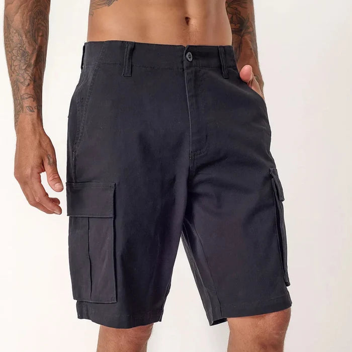 Fox Mens Slambozo 2.0 Cotton Canvas Walkshorts Black | Fox