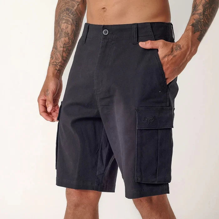 Fox Mens Slambozo 2.0 Cotton Canvas Walkshorts Black | Fox
