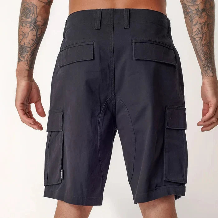 Fox Mens Slambozo 2.0 Cotton Canvas Walkshorts Black | Fox