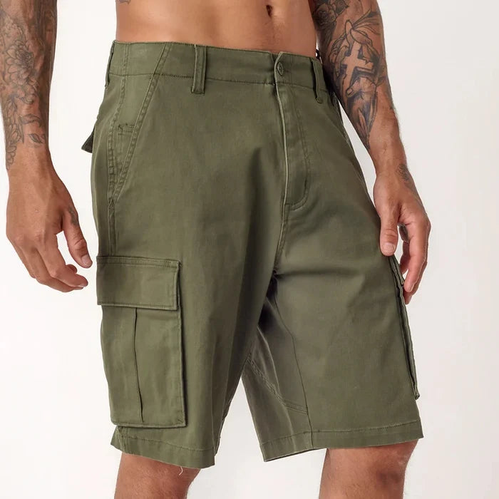 Fox Mens Slambozo 2.0 Cotton Canvas Walkshorts Olive Green | Fox