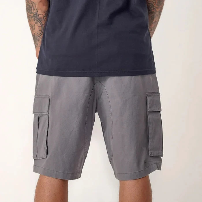 Fox Mens Slambozo 2.0 Cotton Canvas Walkshorts Pewter | Fox