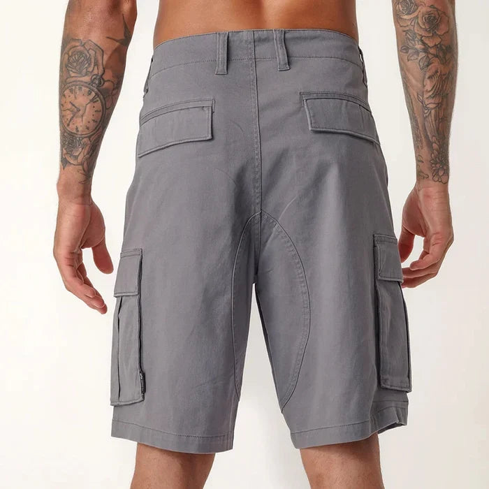 Fox Mens Slambozo 2.0 Cotton Canvas Walkshorts Pewter | Fox
