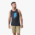 Fox Mens Split Emotion Tank Heather Black | Fox