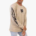Fox Mens X Long Sleeve Tee Tan | Fox
