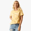Fox Womens Racing Arch Short Sleeve Tee Yellow | Fox