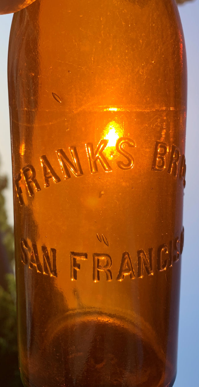 Franks Bros. Beer Bottle from San Francisco