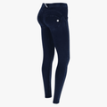 Freddy Womens Dark Blue Blue Stitch Regular Waist Long Length Jean | Freddy