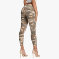 Freddy Wr.Up® Superskinny Push Up 7/8 Trousers With Regular Waist Light Camo | Freddy