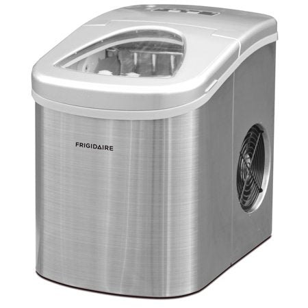 Frigidaire 26 lb. Countertop Ice Maker EFIC117-SS, Black Stainless Steel