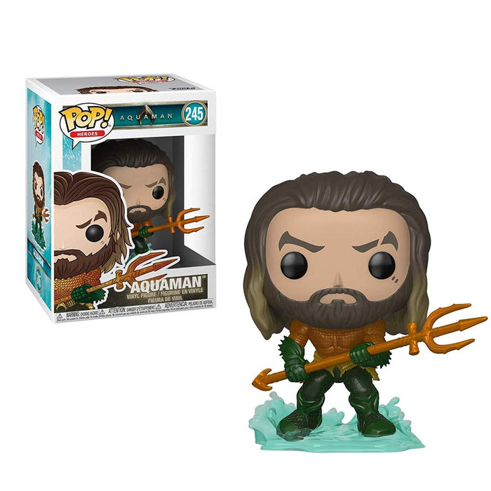 Funko 31177 Pop Heroes: Aquaman - Arthur Curry in Hero Suit Collectible Figure, Multicolor