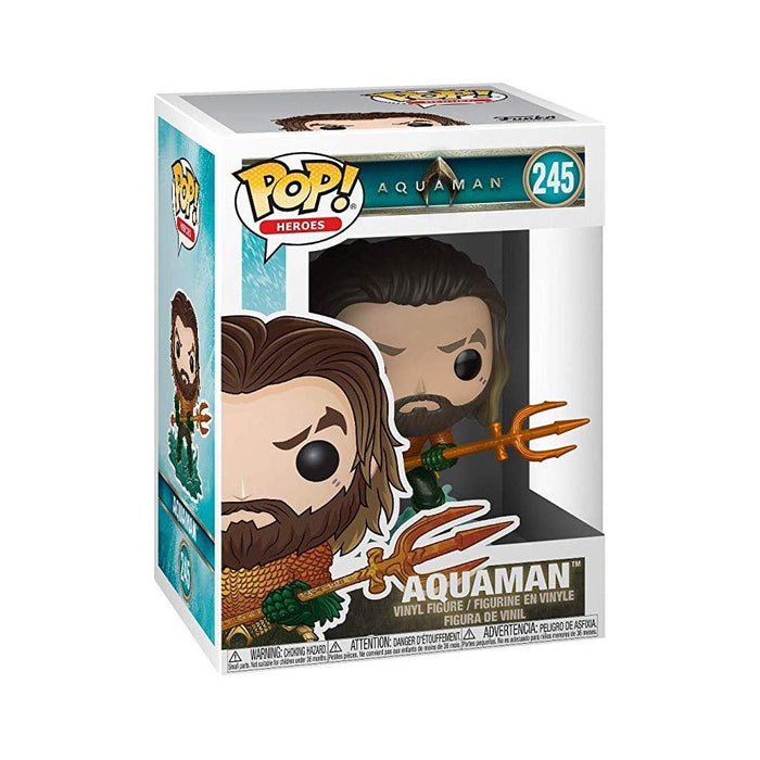 Funko 31177 Pop Heroes: Aquaman - Arthur Curry in Hero Suit Collectible Figure, Multicolor