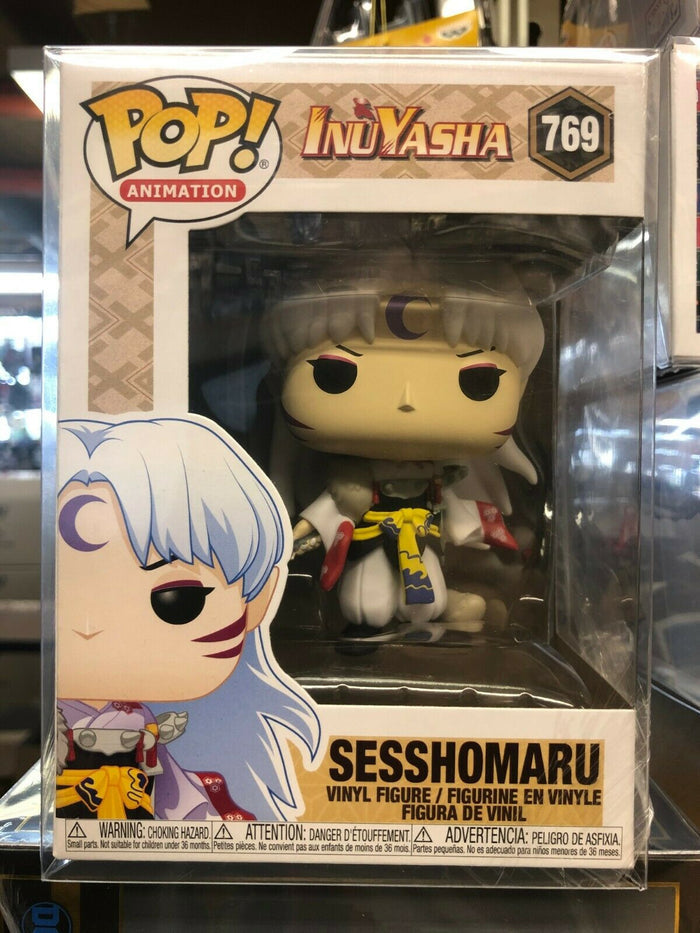 Funko POP! Animation: Inuyasha SESSHOMARU Figure #769 w/Protector