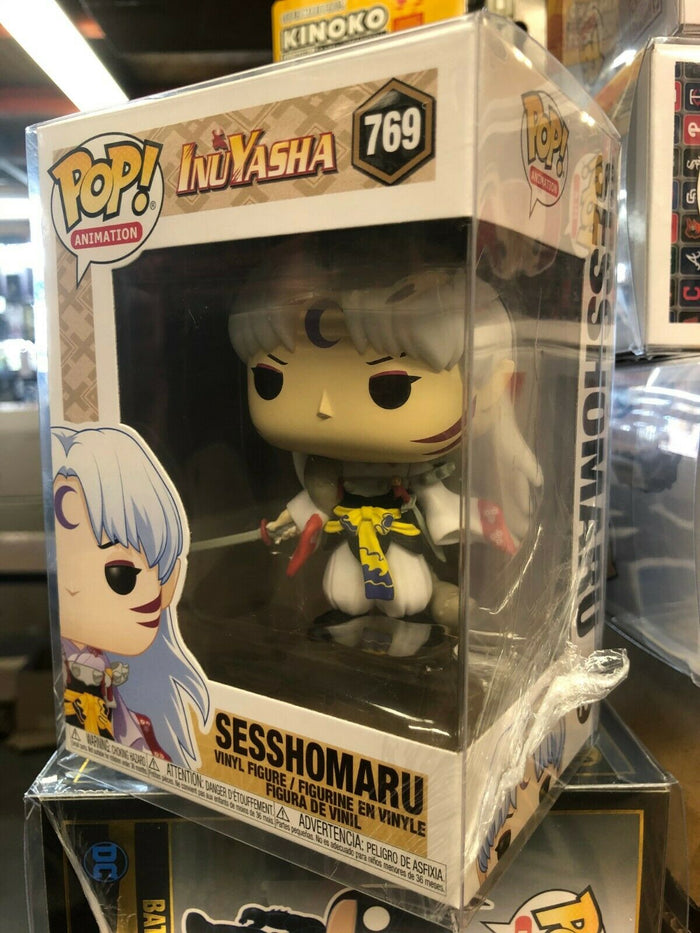 Funko POP! Animation: Inuyasha SESSHOMARU Figure #769 w/Protector