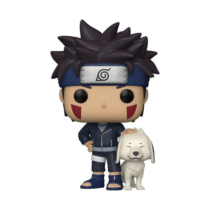 Funko Pop! Animation: Naruto - Kiba with Akamaru Figure w/ Protector