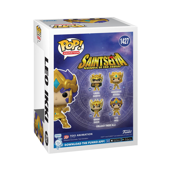 Funko! Pop Animation: Saint Seiya: Knights of The Zodiac - Leo Ikki w/ Protector