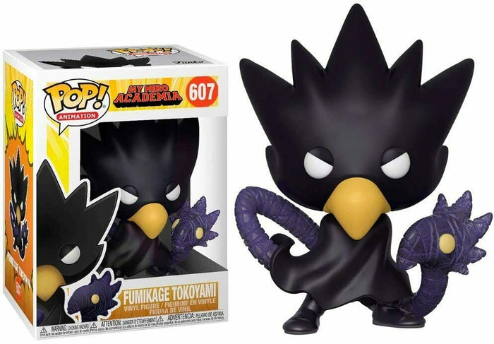 Funko POP! Anime: My Hero Academia FUMIKAGE TOKOYAMI Figure #607 w/ Protector