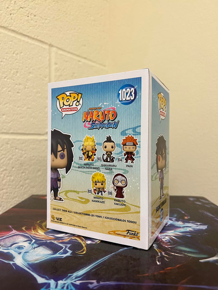 Funko POP! Anime: Naruto SASUKE Rinnegan GITD AAA Exclusive Figure #1023