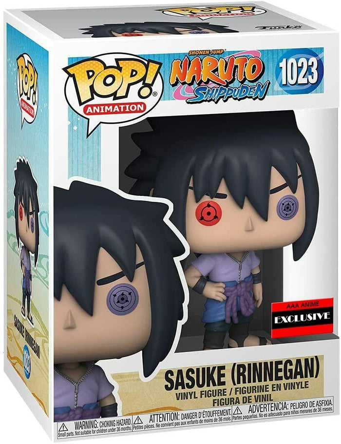 Funko POP! Anime: Naruto SASUKE Rinnegan GITD AAA Exclusive Figure #1023
