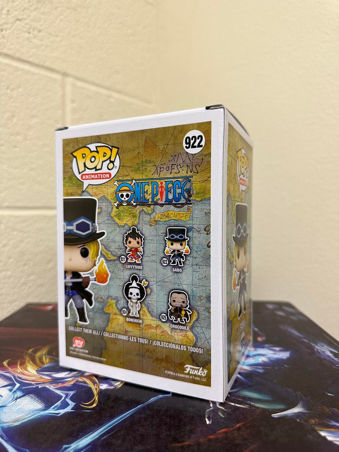Funko POP! Anime: One Piece SABO Figure #922 w/ Protector