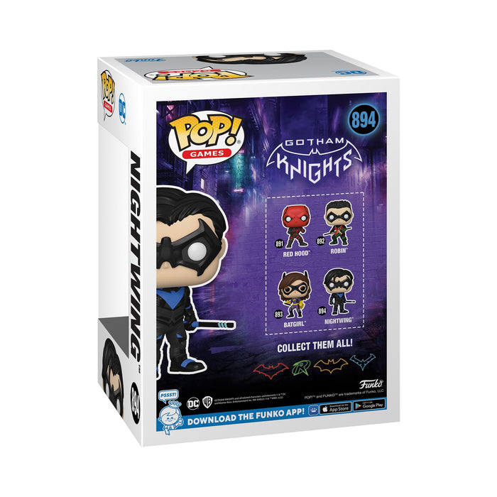 Funko Pop! Games: Gotham Knights - Nightwing Figure w/ Protector