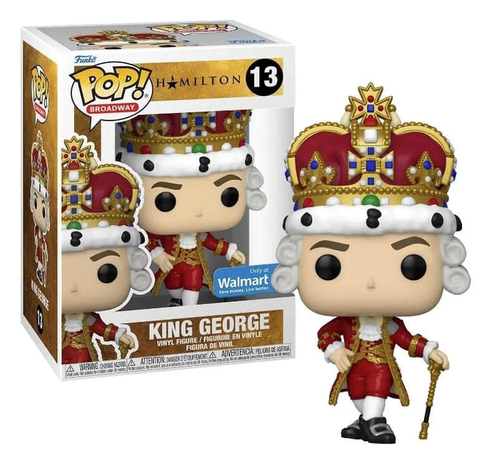 Funko POP Hamilton - King George Exclusive Figure w/ Protector