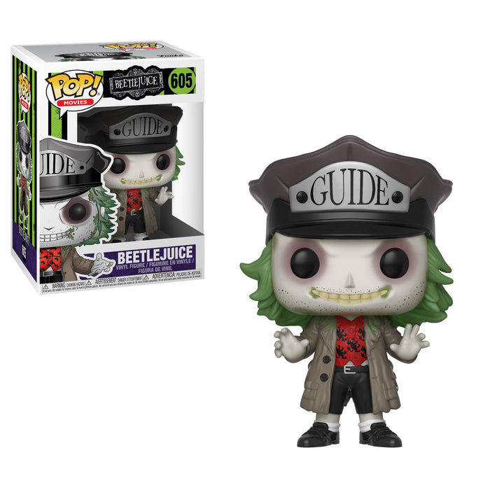 Funko Pop Horror: Beetlejuice - Beetlejuice with Hat Collectible Figure, Multicolor