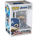 Funko POP! Marvel: Avengers Endgame CAPTAIN AMERICA Figure #573 DAMAGE BOX