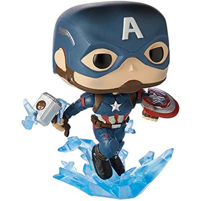 Funko POP! Marvel: Avengers Endgame CAPTAIN AMERICA Figure #573 DAMAGE BOX