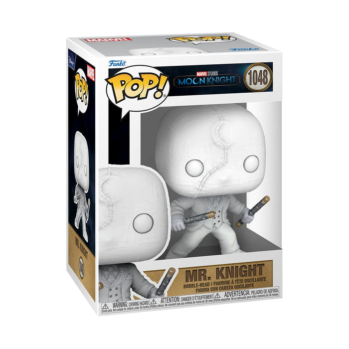 Funko Pop! Marvel: Moon Knight - Mister Knight Figure w/ Protector