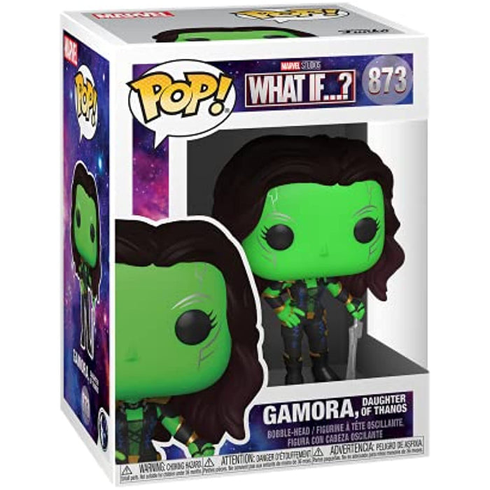 Funko Pop! Marvel: What If? - Gamora, Daughter of Thanos Figure w/ Protector
