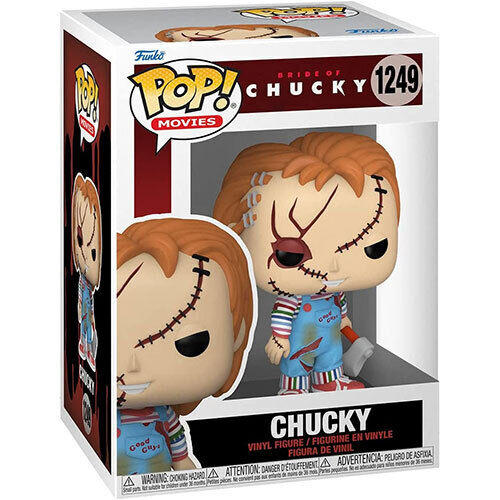 Funko POP! Movies: Bride of Chucky CHUCKY Figure #1249 w/ Protector