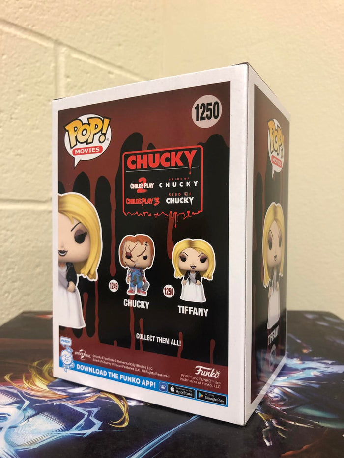 Funko POP! Movies: Bride of Chucky TIFFANY Figure #1250 w/ Protector
