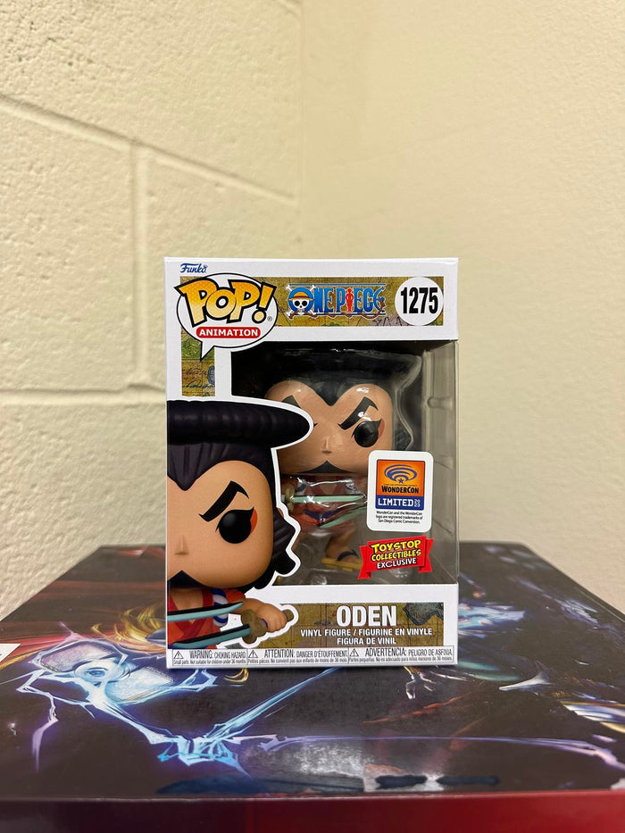 Funko POP! Onepiece ODEN Toystop Exclusive  WONDER CON 2023 Sticker w/ Protector