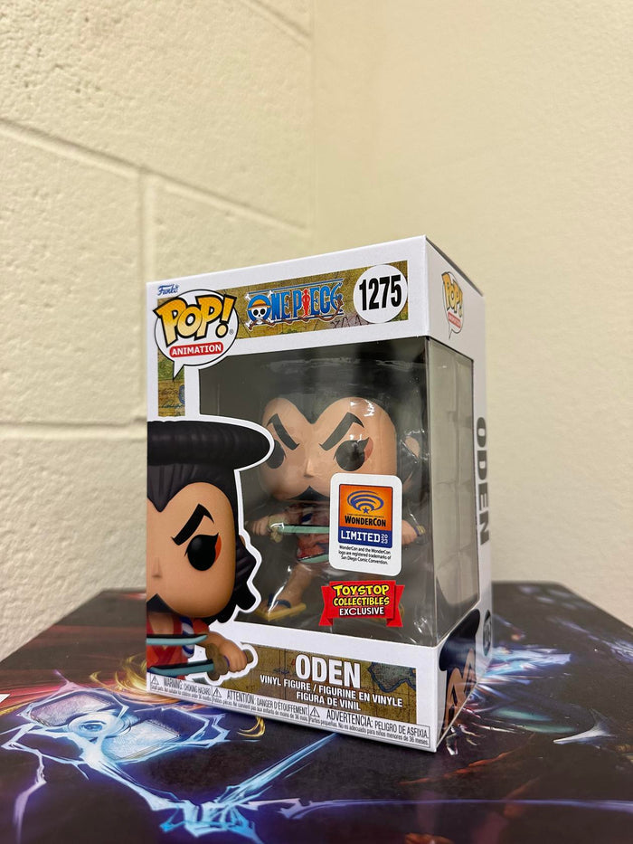 Funko POP! Onepiece ODEN Toystop Exclusive  WONDER CON 2023 Sticker w/ Protector