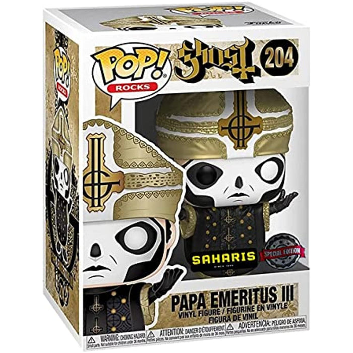 Funko POP! Rocks Ghost #204 - Papa Emeritus III Special Edition Exclusive w/ Protector