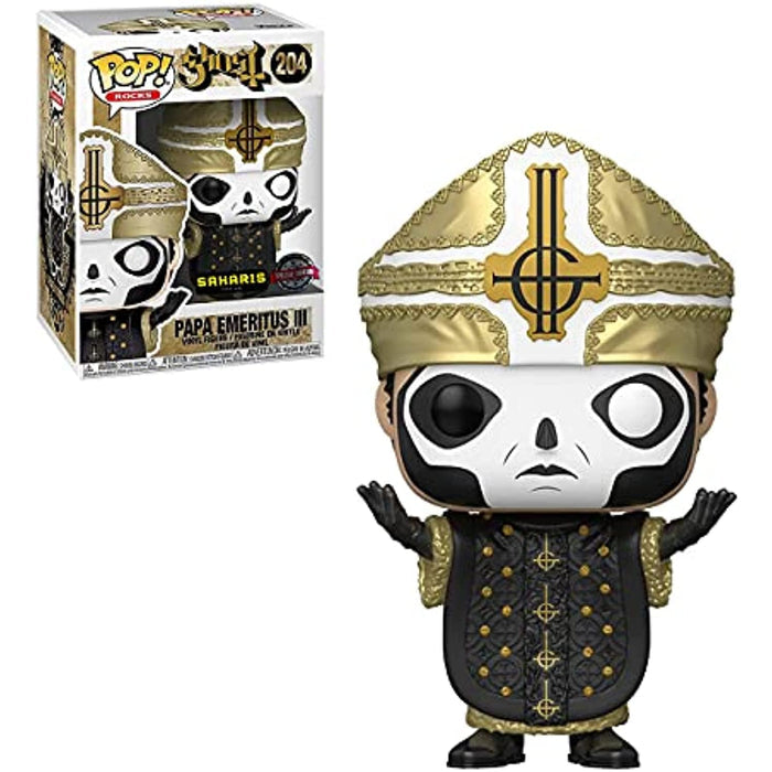 Funko POP! Rocks Ghost #204 - Papa Emeritus III Special Edition Exclusive w/ Protector