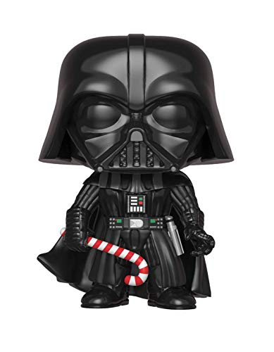 Funko Pop Star Wars: Holiday - Darth Vader with Candy Cane (Styles May Vary) Collectible Figure, Multicolor