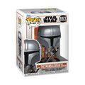 Funko Pop! Star Wars: The Mandalorian - The Mandalorian with Darksaber w/ Protector