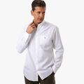 Gant Mens Regular Bs Long Sleeve Shirt White | Gant