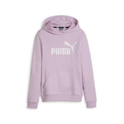 Puma Girls Ess Logo Hoodie Grape Mist Puma