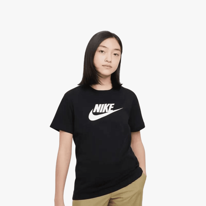 Nike Girls Futura Short Sleeve Tee Black Nike