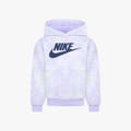 Nike Girls Printed Club Hoody Barley Grape | Nike