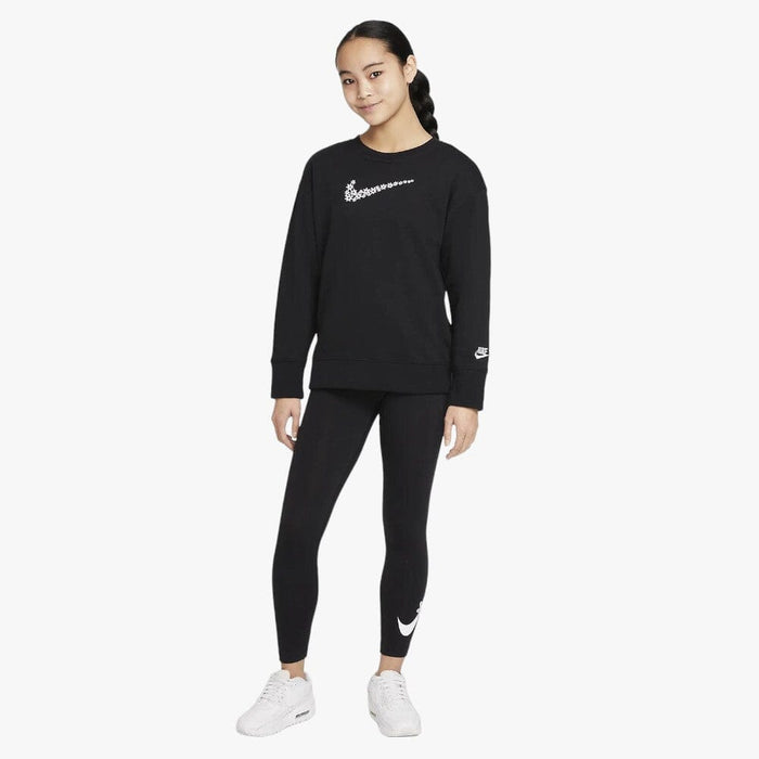 Nike Girls Terry Sweater Black Nike