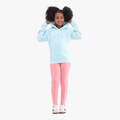 Adidas Girls Tref Hoody Semi Flash Aqua | Adidas