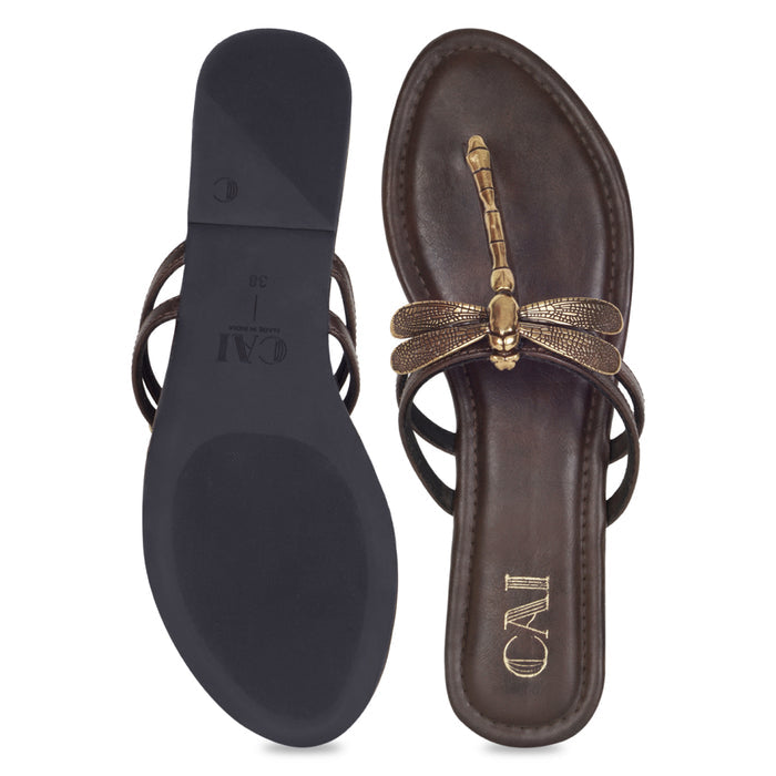 Glider Burgundy Flats