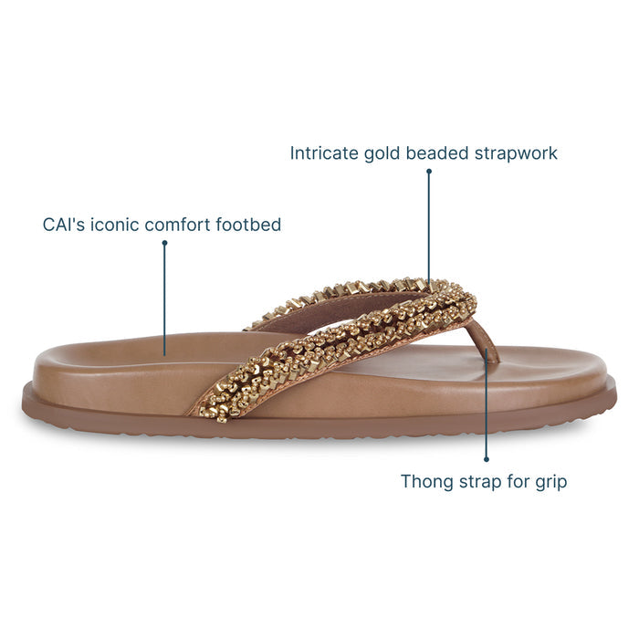 Glint Tan Slides