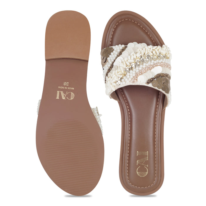 Glow Tan Flats